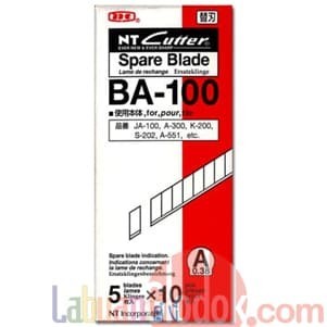 

TERBARU! NT CUTTER BA 100 SPARE BlADES 9 MM ISI CUTTER NT JEPANG