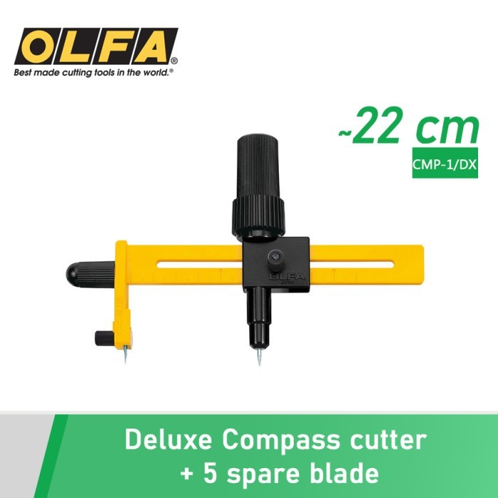 

OLFA Compass Circle Cutter Deluxe Memotong Lingkaran bulat CMP-1/DX