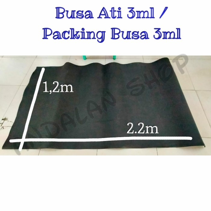 packing busa ati 3mm / karet busa 3mm/ pakcing busa 3mm / busa ducting