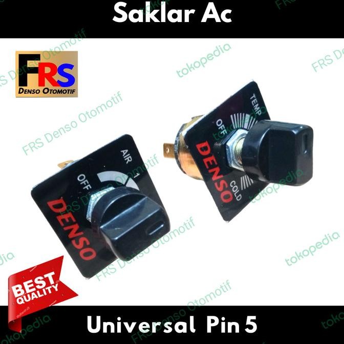 Saklar Putar AC Denso mobil Universal Switch Saklar Denso Mobil Pin 5