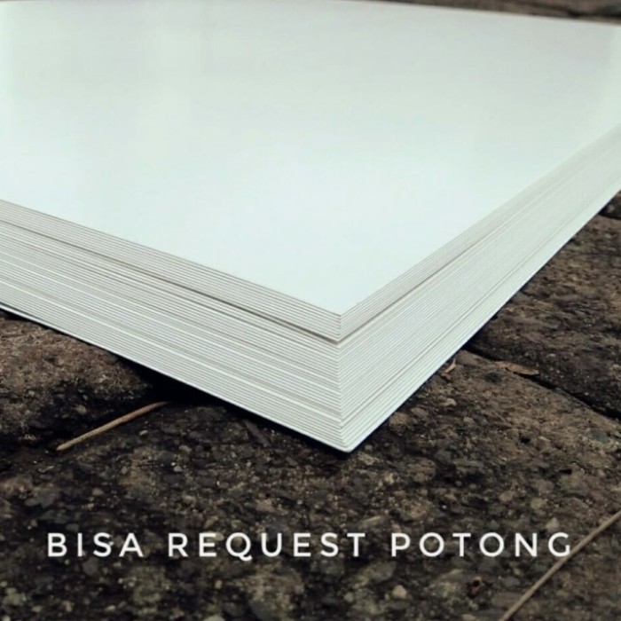 

1 RIM KERTAS IVORY 270 GR UKURAN PLANO / 79 CM X 109 CM