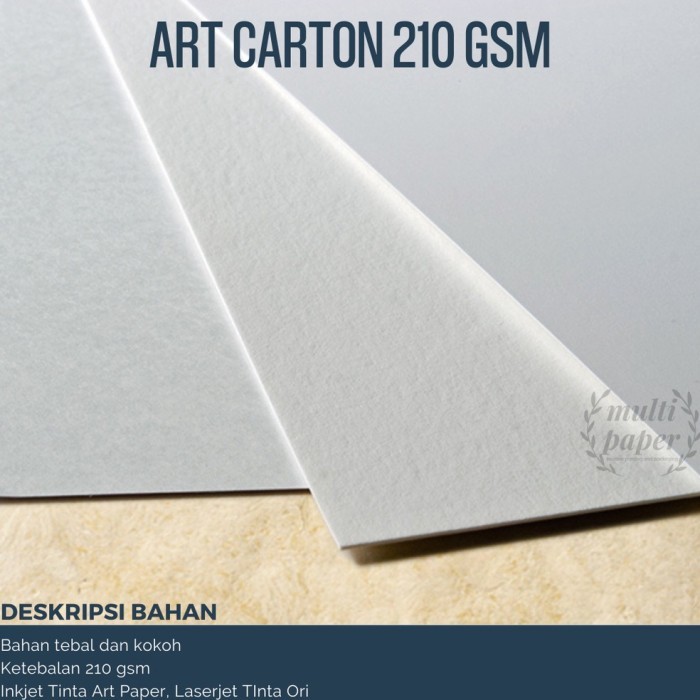 

Stock Pilihan Kertas Art Karton A3 Plus 210 gsm isi 100 lembar / Kerta