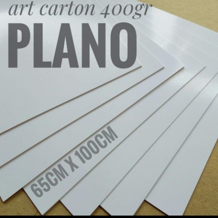 

1 RIM KERTAS ART CARTON 400 GR UKURAN PLANO / 65 CM X 100 CM