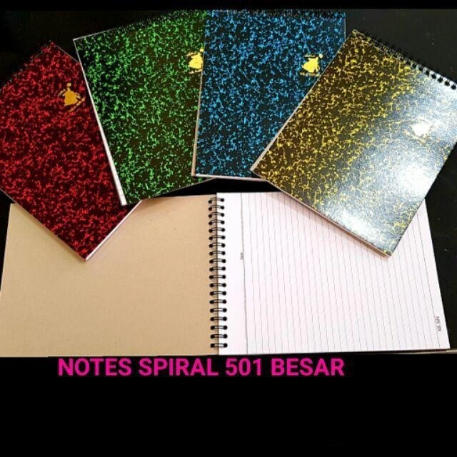 notes spiral A5 notes A5 block note book 501