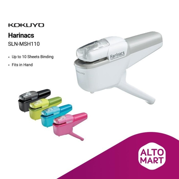 

KOKUYO Harinacs Stapleless Stapler Staples Tanpa Isi Ulang