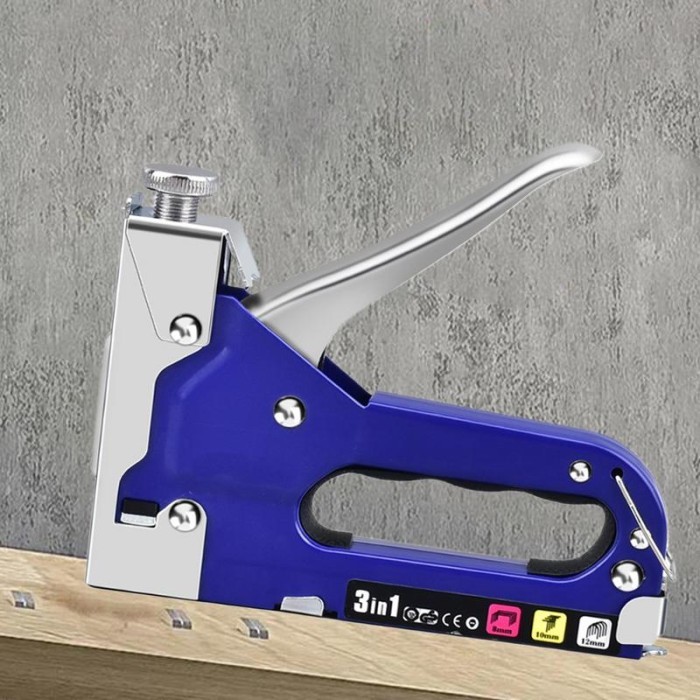 

Upholstery Stapler Manual Wood Stapler Furniture Stapler Power Adjustment With 3000 Nails Manual