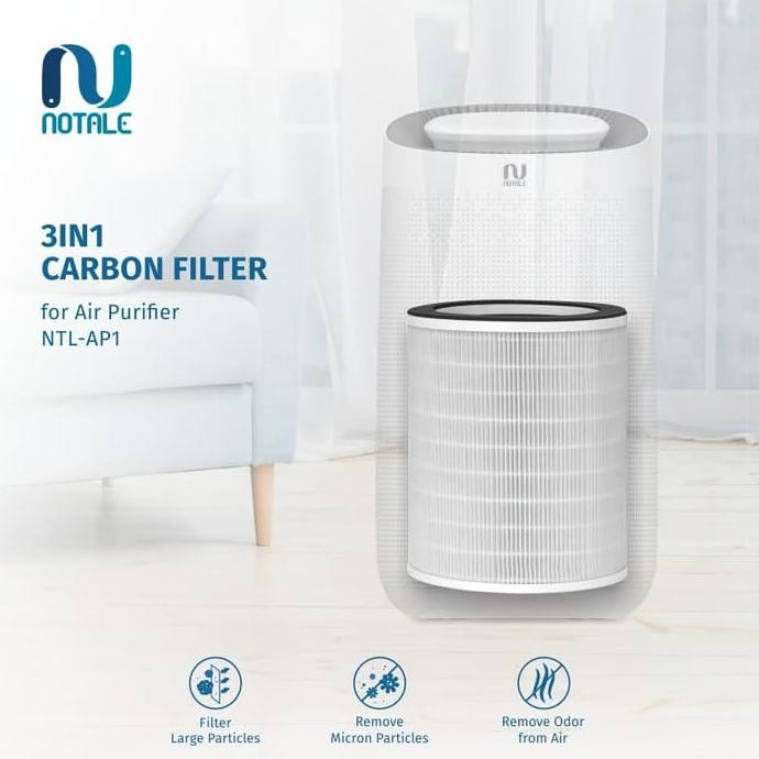Notale Replacement HEPA Filter Pengganti For Air Purifier Notale