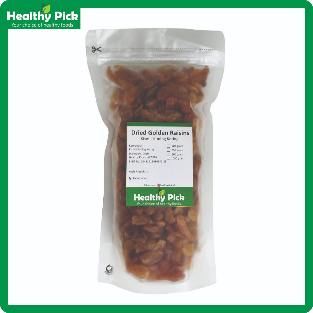 

Jumbo Golden Raisin 500gr / Kismis Kuning Jumbo M0W6