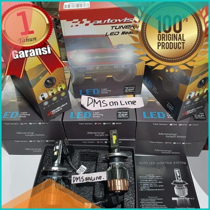 Led H11 Rs Tuner 3 Warna Fog Lamp Mobil Autovision, Led H11 Fortuner 0