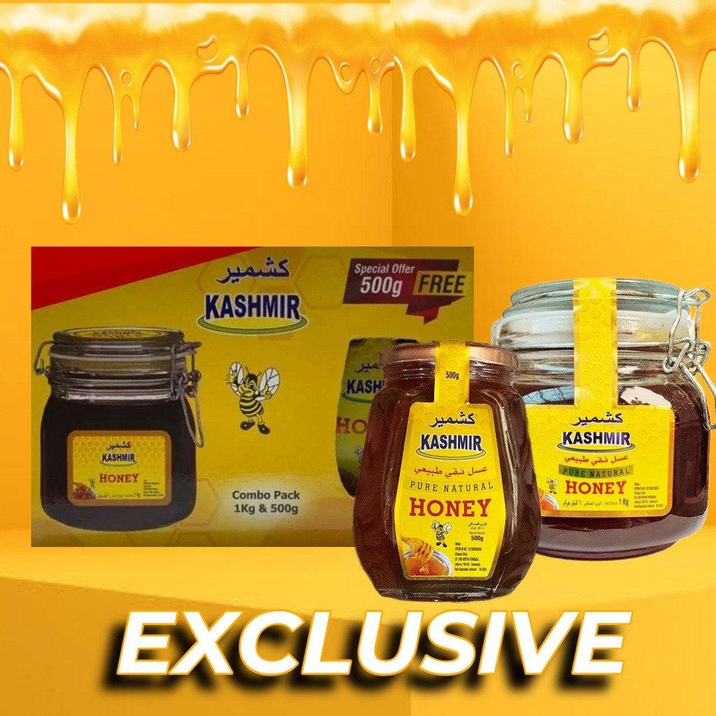 

Madu Kashmir Paket 1 kg free 500 gr asli original