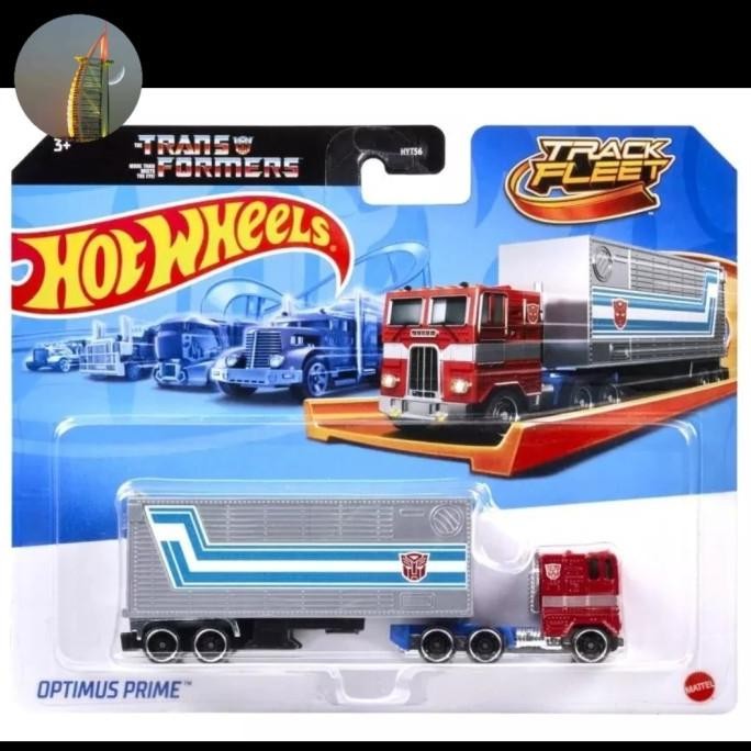 Hot Wheels Transformers Optimus prime Track fleet truck convoy