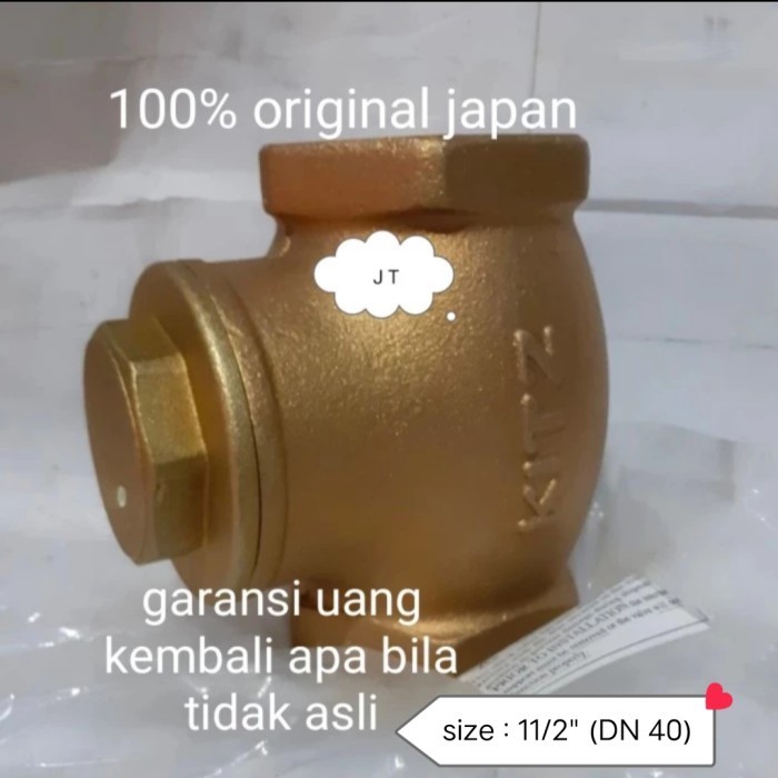 swing check valve/klep tabok kitz bronze 1.5 inch (11/2inch) class 125