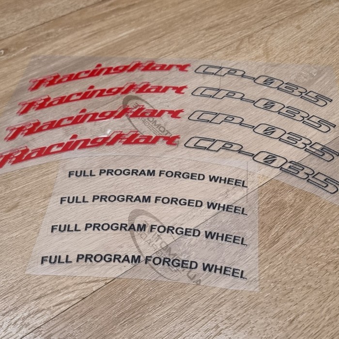 Stiker velg Racing Hart CP-035