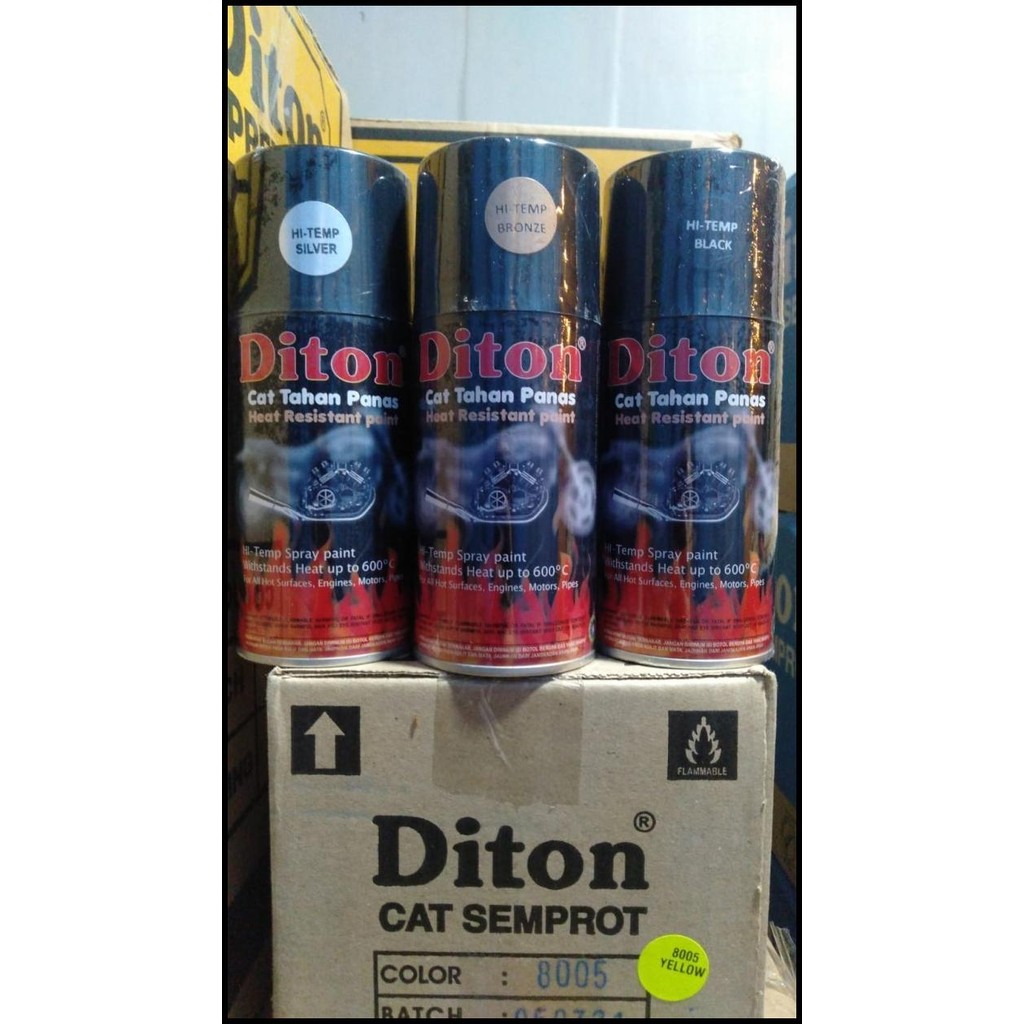 Pilok pilox Diton Hi temp Black 300cc Hi temp Bronze 300cc