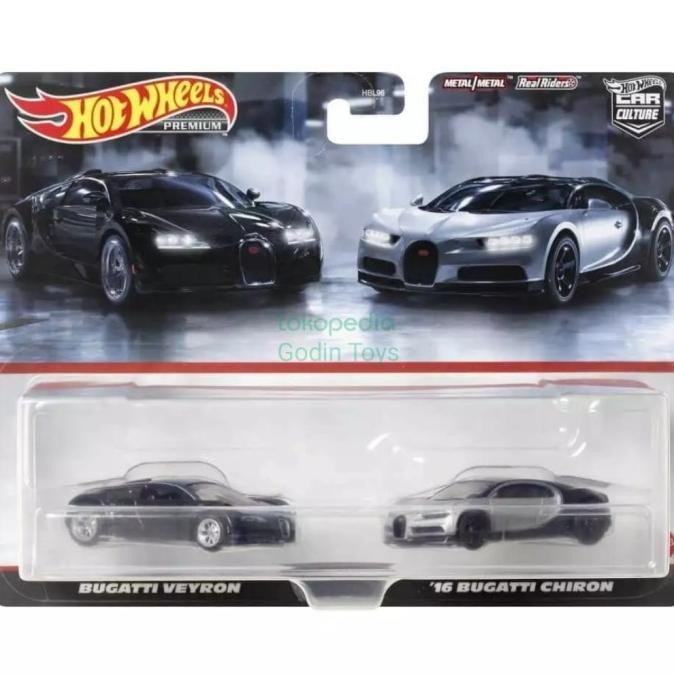 Hot Wheels Bugatti Veyron vs Bugatti Chiron car Culture  Premium
