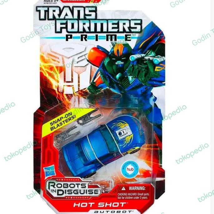 Transformers Hot Shot  RID Robot in Disguise deluxe  Autobot Hasbro