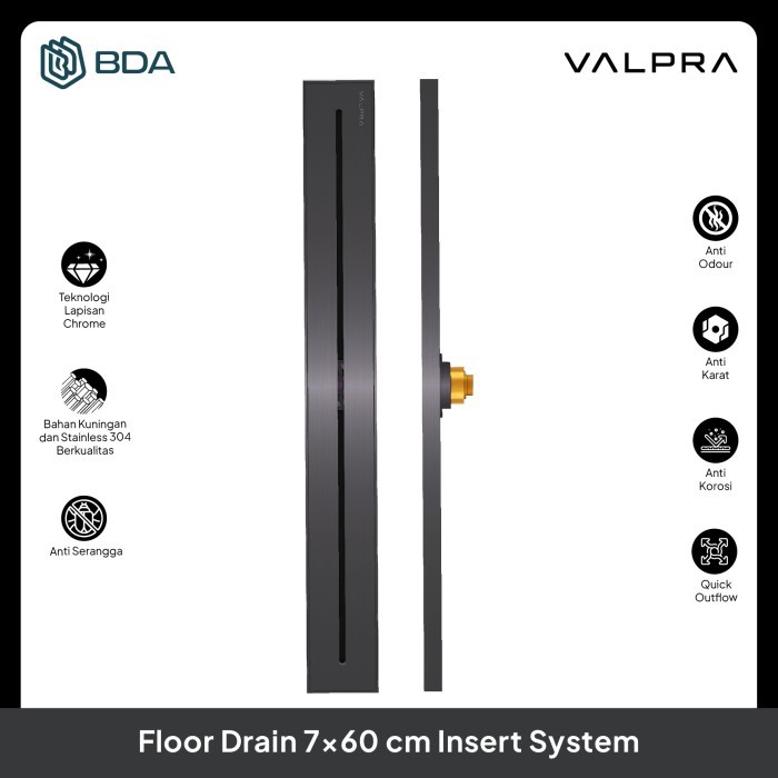 Valpra Floor Drain Linear Floor Drain Panjang Saringan Got Panjang Saringan Got Kamar Mandi Linear