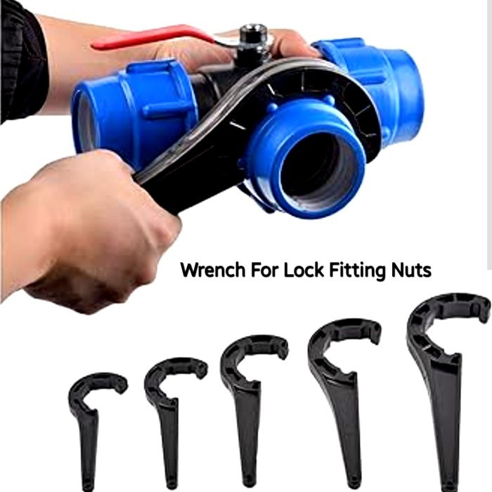 Kunci pipa 2 inch HDPE fitting pipe wrench