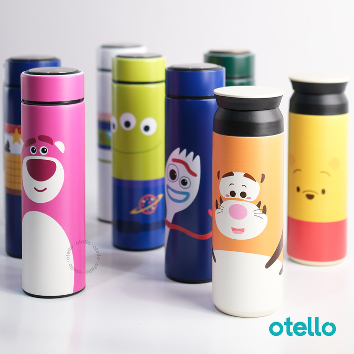Otello Tumbler Toy Story Lotso Kartun Pooh Buzz Botol Minum Stainless