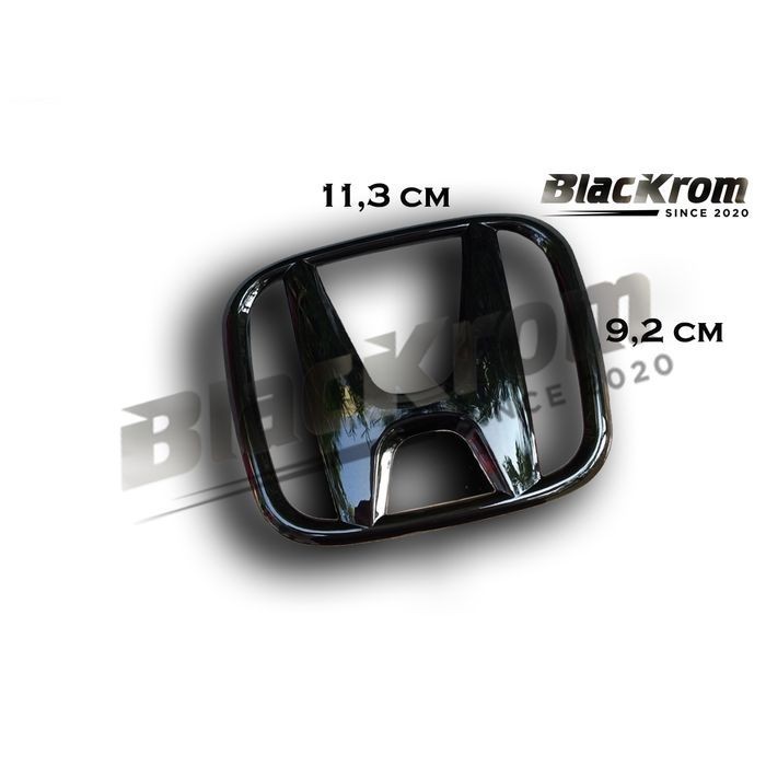 Logo Emblem Black Chrome Depan Honda Jazz GE8