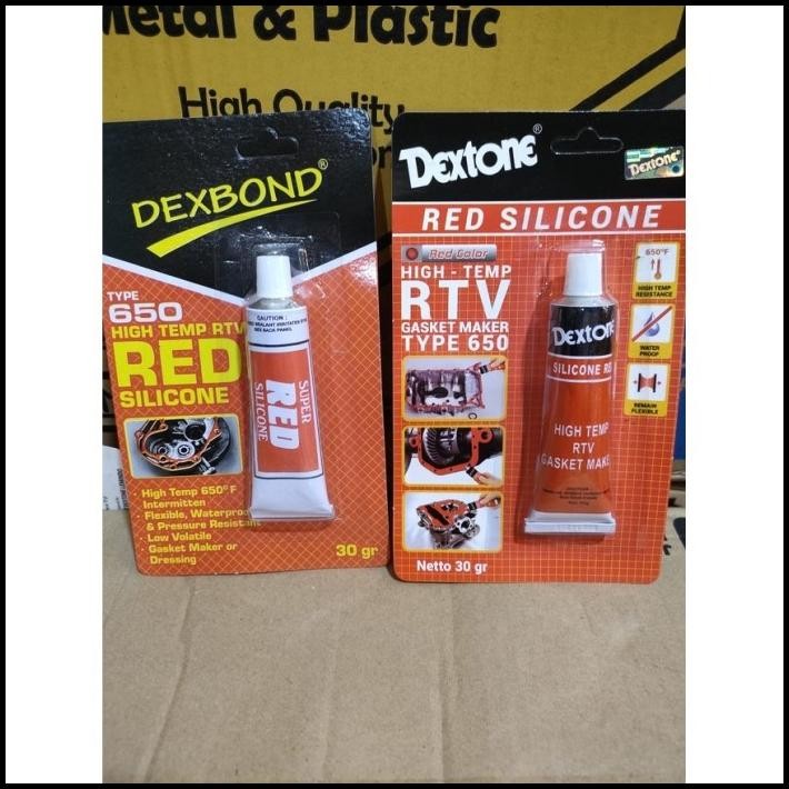 dextone lem merah dextone red silicone30gr lem merah dexbond 30gr