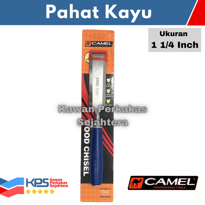 

CAMEL Pahat Kayu Gagang Fiber 1 1/4" In Inch Tatah Kayu Wood Chisel