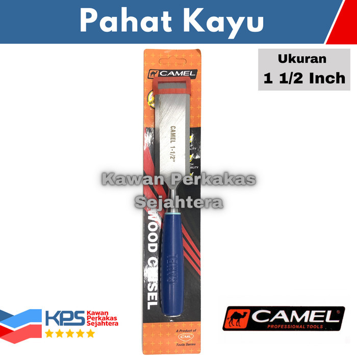 

CAMEL Pahat Kayu Gagang Fiber 1 1/2" In Inch Tatah Kayu Wood Chisel