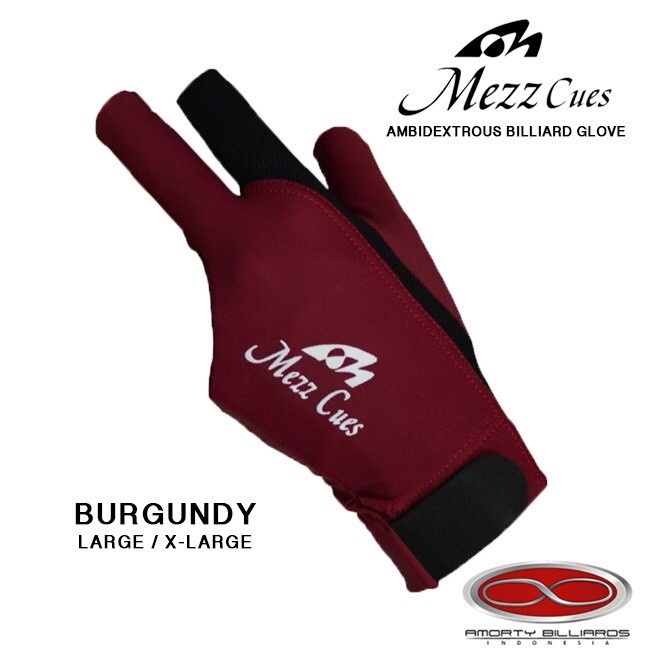 Glove Mezz Burgundy Large - XLarge