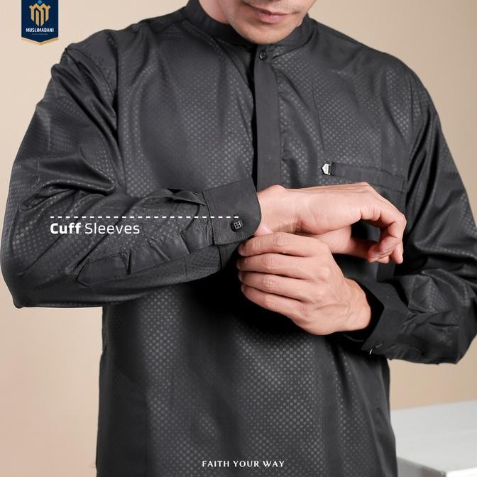 Koko Kurta Kautsar Muslimadani Pakaian Muslim Pria Lengan Panjang Terlaris