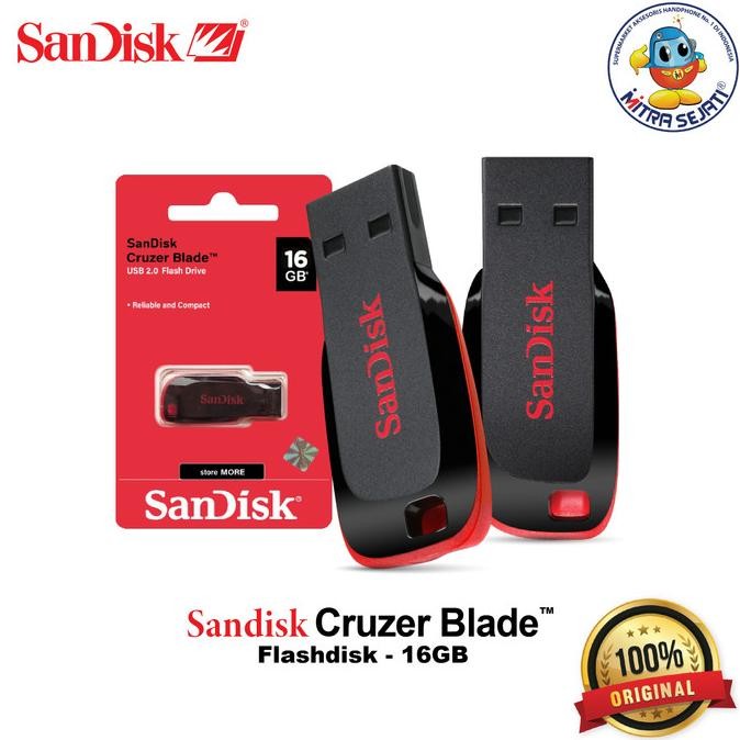 FlashDisk SanDisk CZ50 8GB/16GB/32GB/64GB/128GB Original SanDisk GM