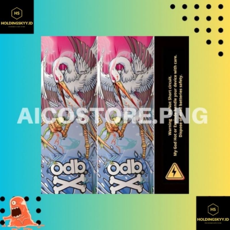 

*PromoTerjangkau* Stiker Wrap Baterai 18650 Odb V2 Untuk Melindungi Dan Mempercantik Battery 4 Garskin Wrap Stiker Premium / X Casing Case COD