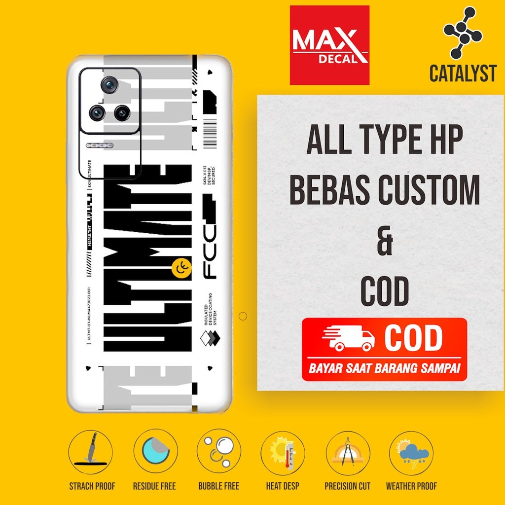 

*PromoTerjangkau* Poco F4 Garskin Wrap Stiker Premium / X Casing Case COD