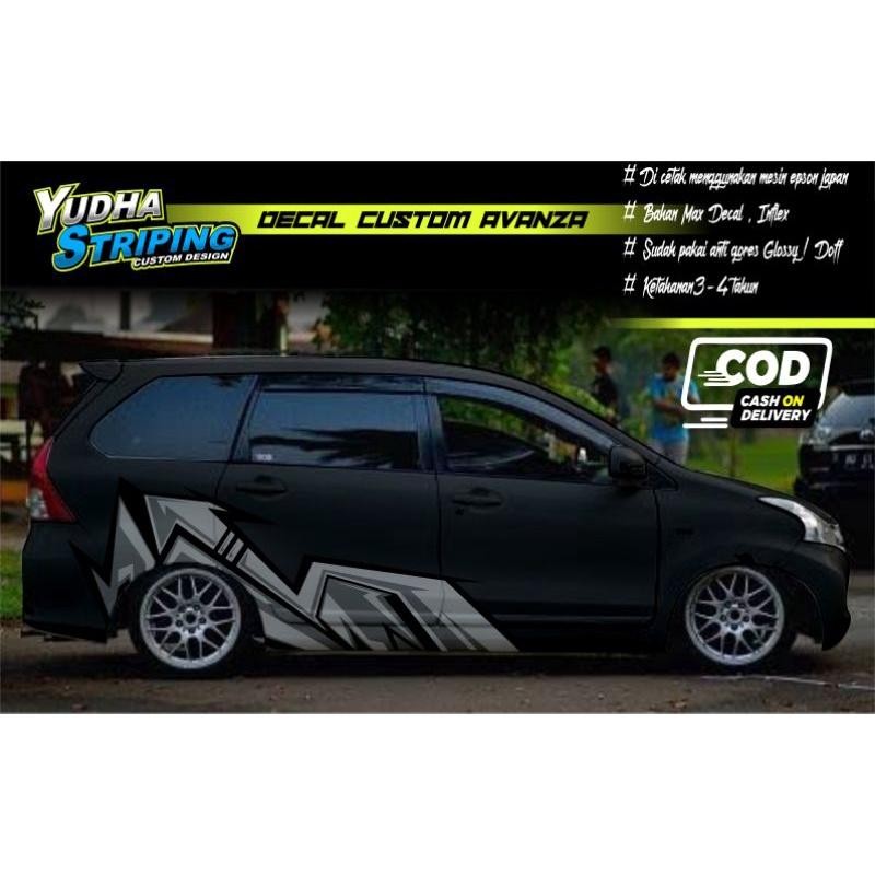 Sticker Decal Variasi Toyota Avanza, Vios, Yaris, Cayla, Dll