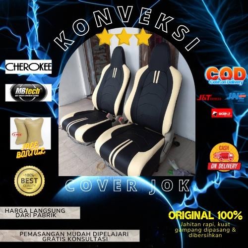 Sarung Jok Mobil Avanza Xenia Calya Sigra Ertiga Innova 3 Baris Bahan Force / Mtx