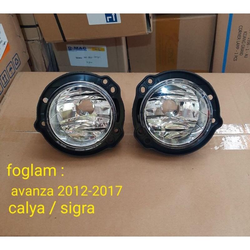 Foglamp , Lampu Kabut , Lampu Bemper Avanza Xenia 2012-2017 Calya Sigra