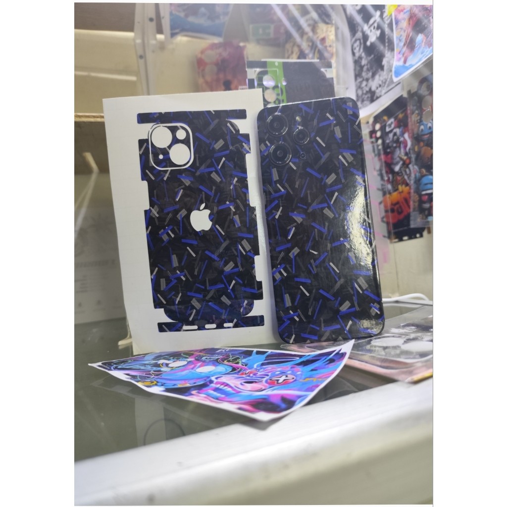 

*PromoTerjangkau* Biru Semua Type Garskin Wrap Stiker Premium / X Casing Case COD
