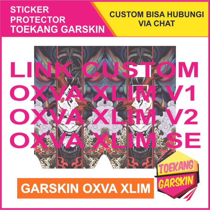 *PromoTerjangkau* Oxva Xlim V1 V2 Dan Se Garskin Wrap Stiker Premium / X Casing Case COD