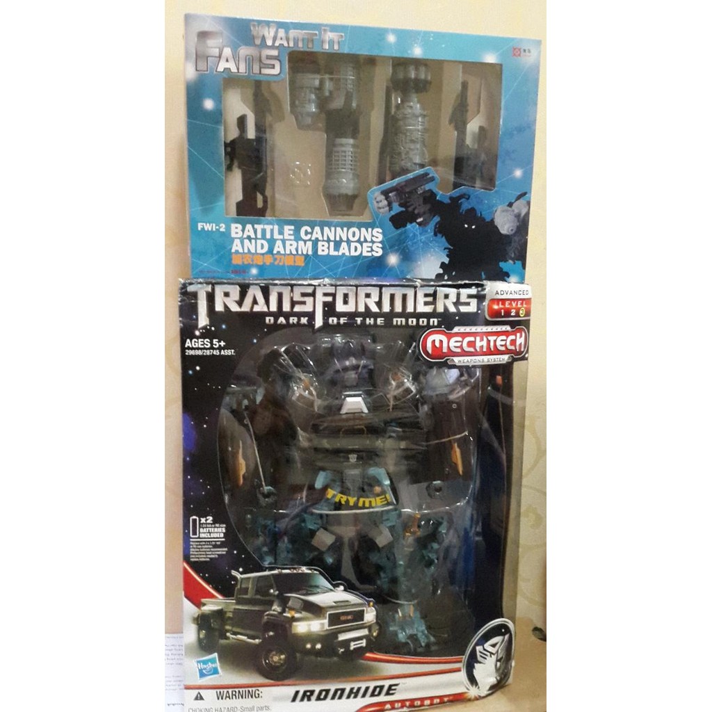 Transformers ironhide DOTM hasbro + add on FWI-02 leader class