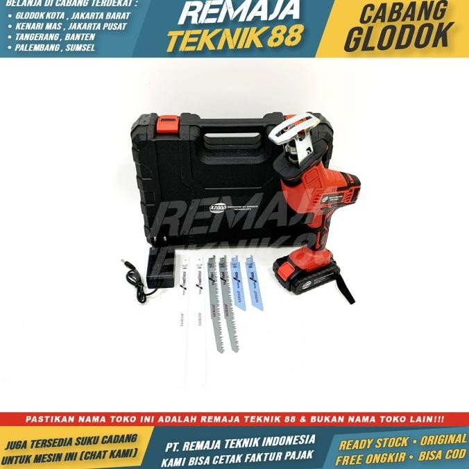 MESIN GERGAJI POHON BESI LISTRIK CORDLESS MINI MESIN RECIPROCATING SAW  ALAT POTONG BESI TRIPLEK COR
