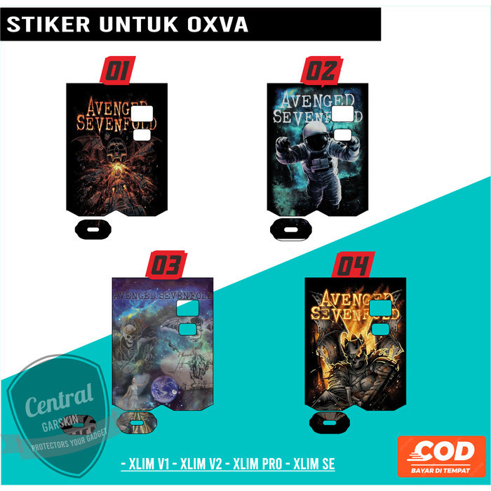 

*PromoTerjangkau* O X V A L I M Pro Sq Avenged Xlim 01 Garskin Wrap Stiker Premium / Casing Case COD