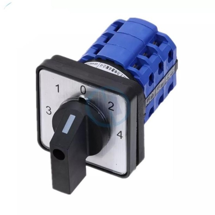 Rotary Selector Switch-Change Over Switch 3 Pole 3, 4, 5 dan 6 Posisi