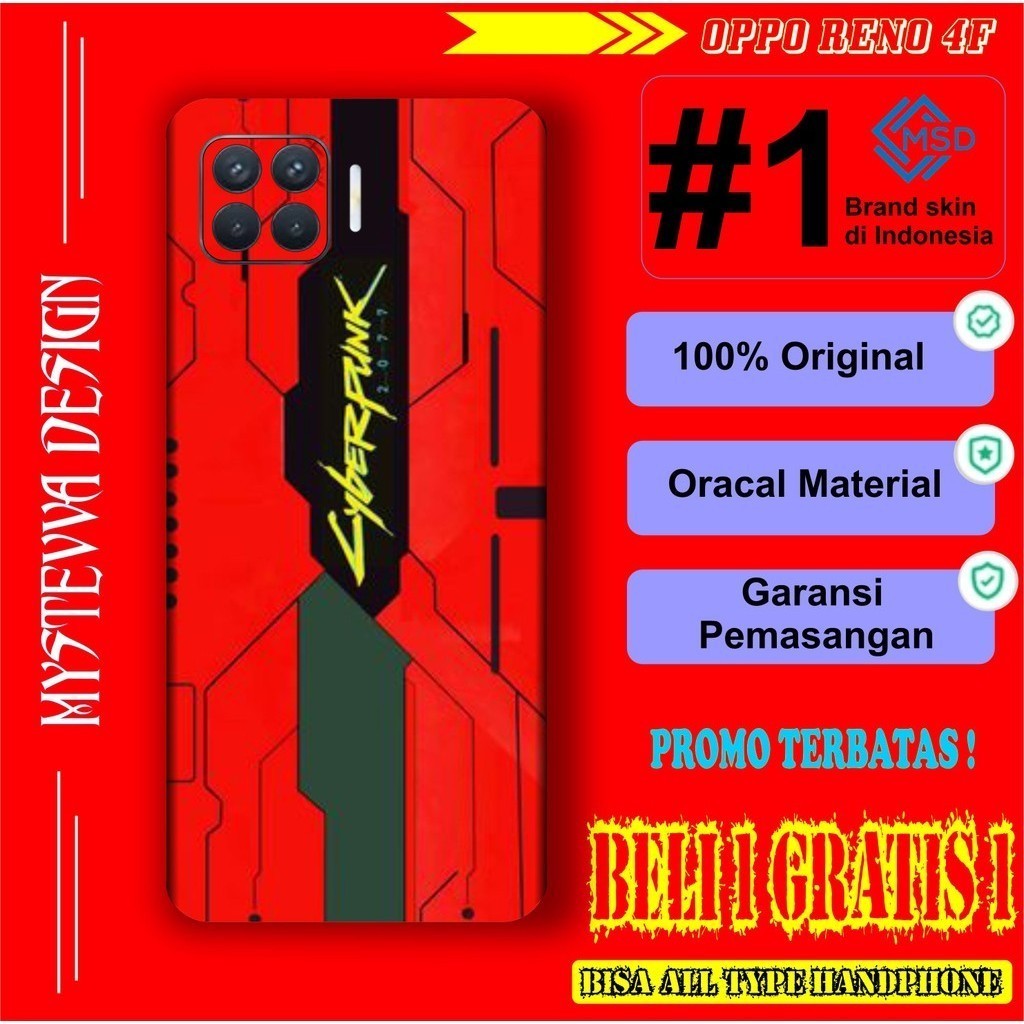 

*PromoTerjangkau* Oppo Reno Garskin Wrap Stiker Premium / X Casing Case COD