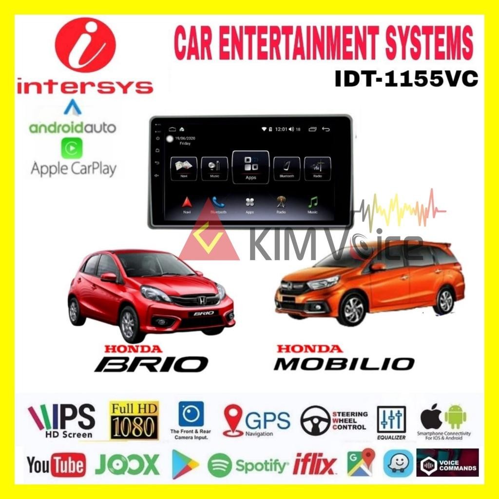 Head Unit Android Intersys Oem Honda Brio/Mobilio/Brv 2012 - 2015