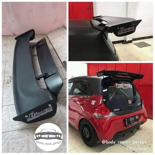 Gt Wing Spoiler Js Racing Honda Brio 2013-2018