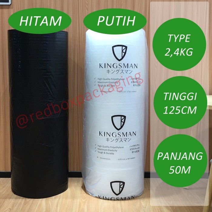 

BUBBLE WRAP ROLL 125cm x 50m KUALITAS BAIKK
