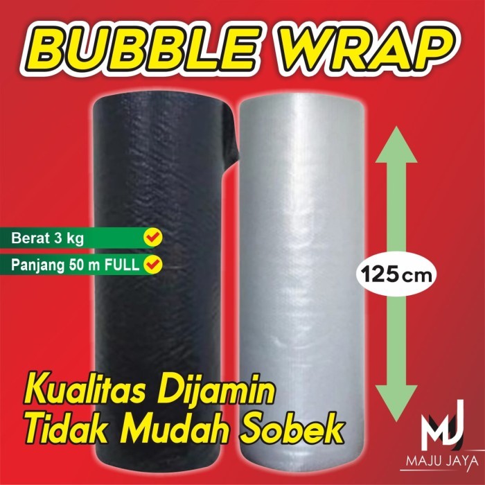 

BUBBLE WRAP MURAH 50m x 125cm / BUBBLE WRAP BENING / BUBBLE WRAP HITAM