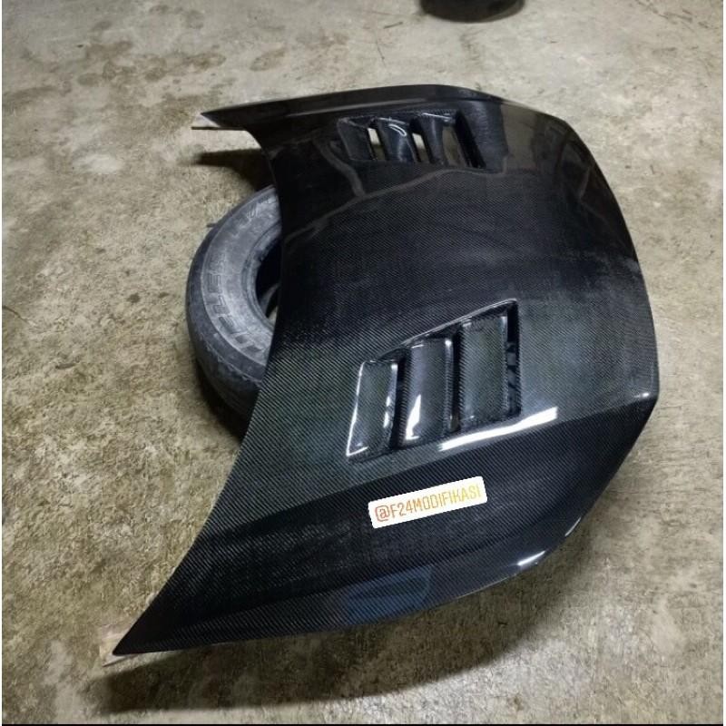 Kap Mesin Brio Dan Mobilio 2019 Carbon Kevlar