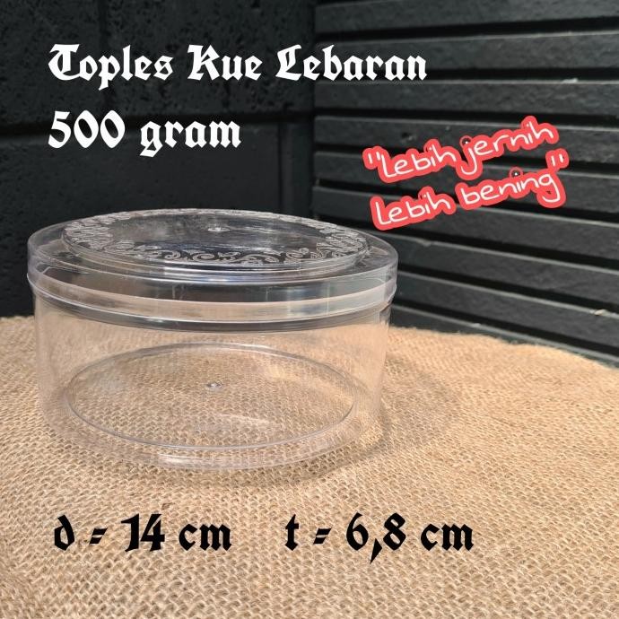 Toples 500gr bulat kue kering lebaran nastar 1 lusin 500 gram