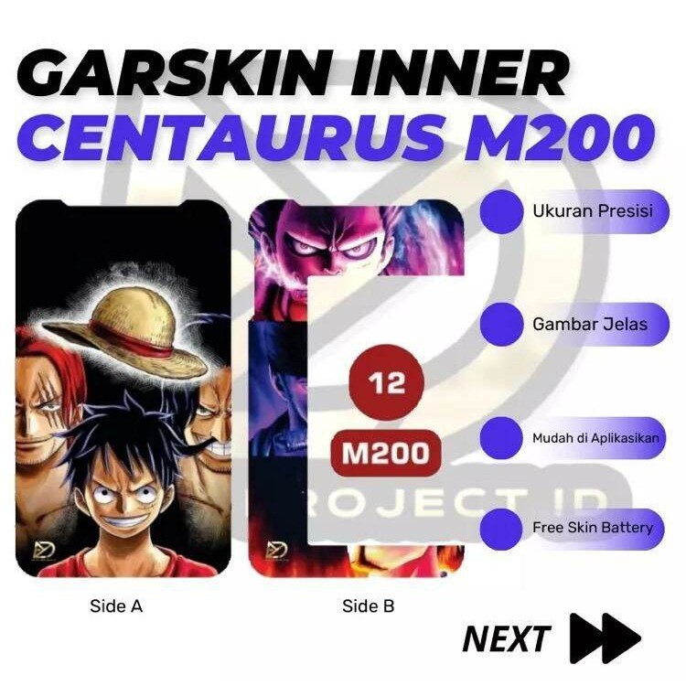 

*PromoTerjangkau* Centaurus M200 Inner Centa Garskin Wrap Stiker Premium / X Casing Case COD