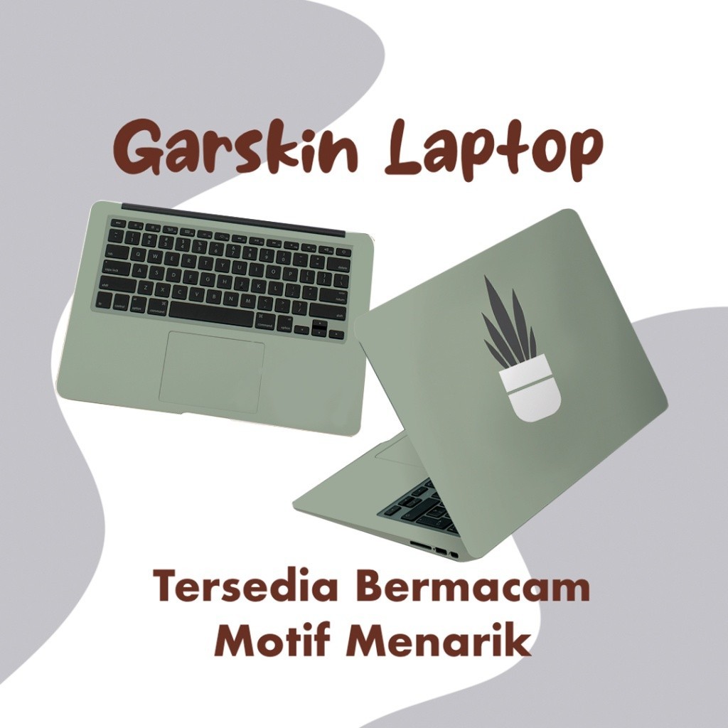 

*PromoTerjangkau* Laptop Daun Estetik Kode Dekorasi Multi Stiker 52 Garskin Wrap Premium / X Casing Case COD